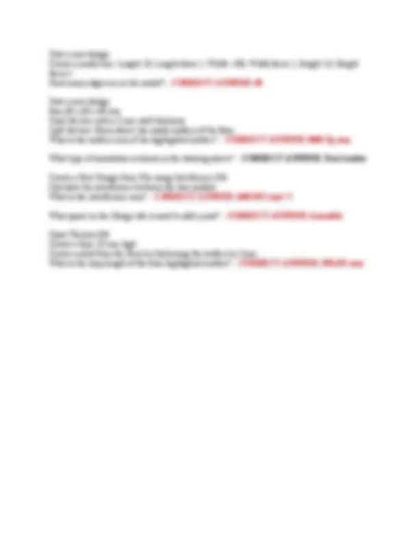 GMETRIX FUSION 360 Training 1 Questions And Answers Already Graded A+ ...