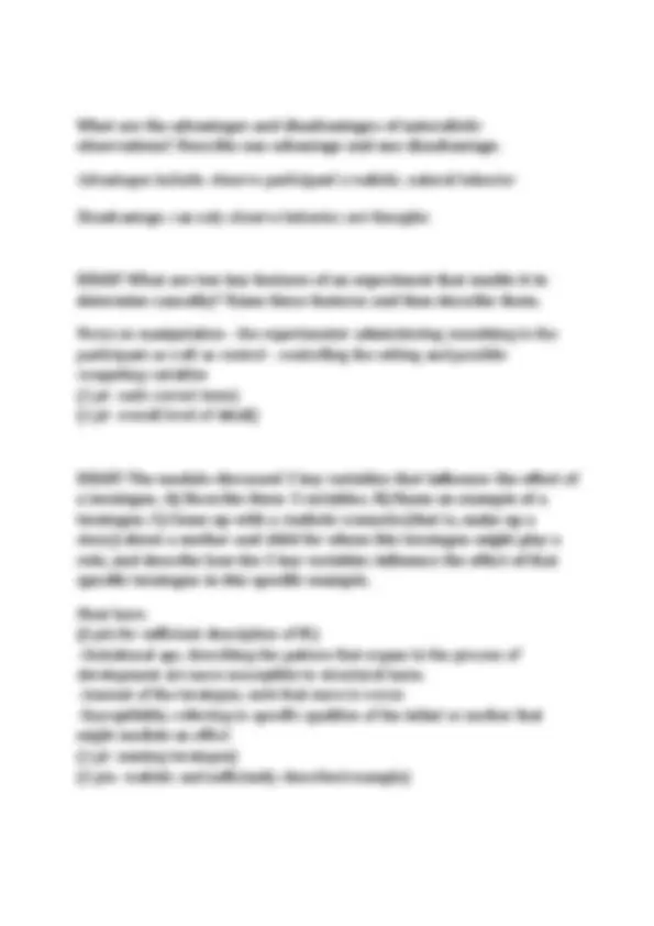 PSYC 140 Module 2 LockDown Exam & Full Review | 2025 Updated Version ...