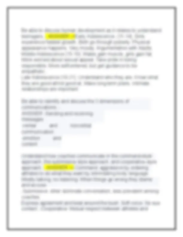 COACHING FINAL EXAM 2025 STRUCTURED QUESTIONS WITH 100% CORRECT ...