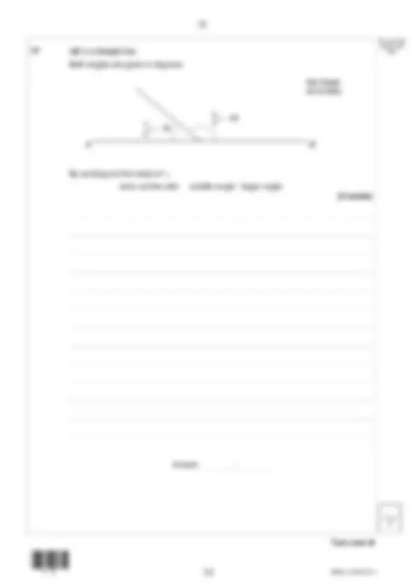 2024 AQA GCSE MATHEMATICS 8300/2H Higher Tier Paper 2 Question Paper ...