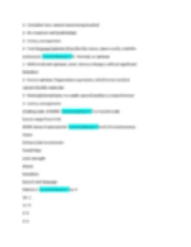 NIH Stroke Scale Group B Patient 1-6 Exam Verified Questions and ...