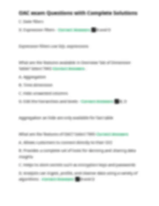 OAC exam Questions with Complete Solutions. | Exams Advanced Education ...