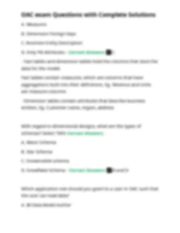 OAC exam Questions with Complete Solutions. | Exams Advanced Education ...