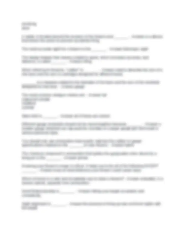 SC Hunters Ed Exam Questions and Answers | Graded A | Exams Advanced Education | Docsity