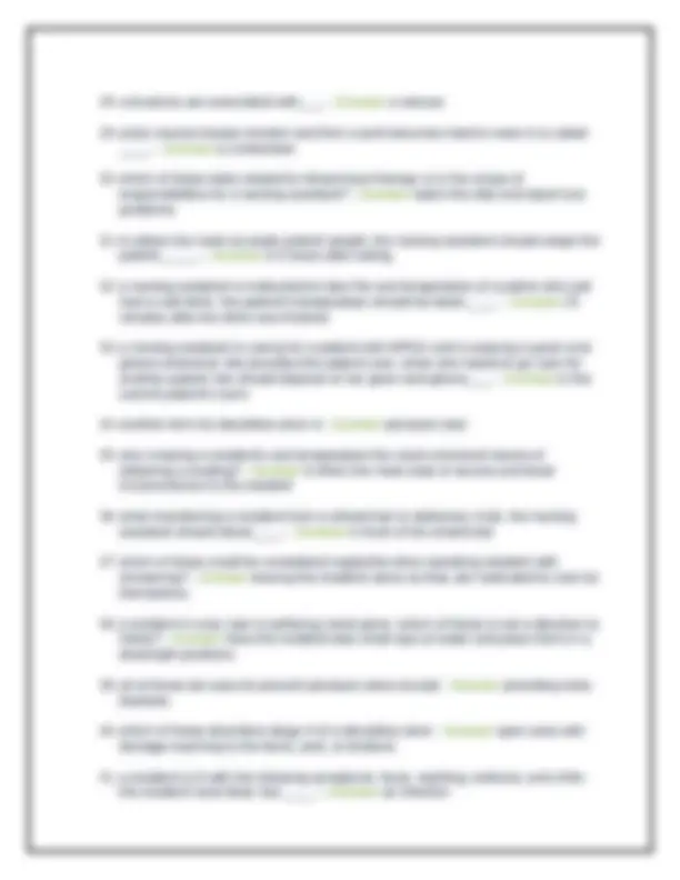 CNA Practice Test for Basic Nursing Skills (70 Questions) with Complete ...