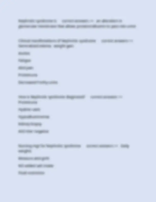 ATI CH.26 RENAL DISORDERS EXAM WITH CORRECT ANSWERS 2025 | Exams ...