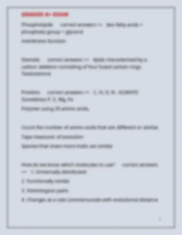 BIOL 121 PURDUE EXAM 1 QUESTIONS WITH 100% CORRECT ANSWERS 2025 GRADED ...