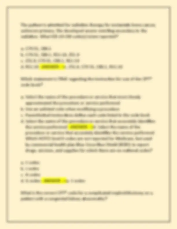AAPC CPC FINAL EXAM 2025-2026 UPDATE WITH 250 QUESTIONS WITH COMPLETE ...
