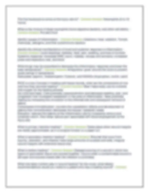 Med Surge 1 Final Exam Questions with Complete Solutions Graded A+ ...