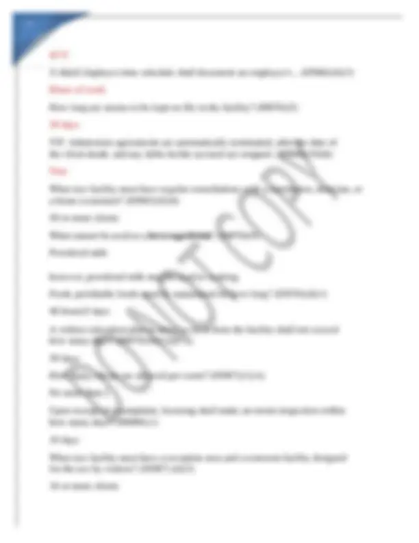 ADULT RESIDENTIAL FACILITY (ARF) PRACTICE TEST, CALIFORNIA ARF ...
