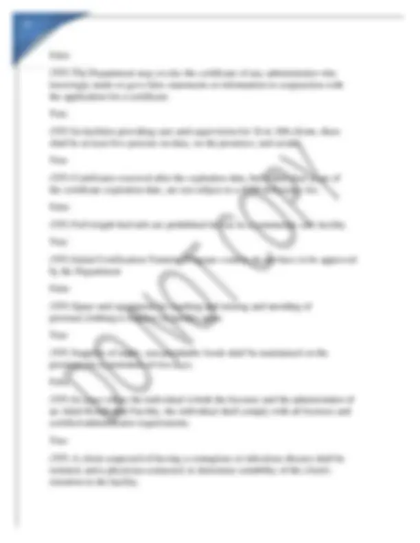 ADULT RESIDENTIAL FACILITY (ARF) PRACTICE TEST, CALIFORNIA ARF ...