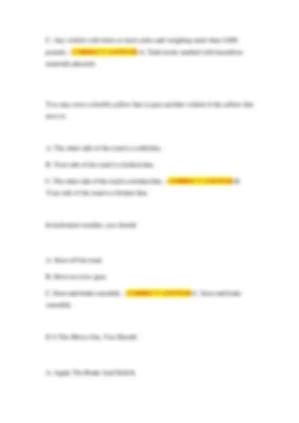 CA DMV Written Test 2025: Questions and Correct Solutions | Exams ...