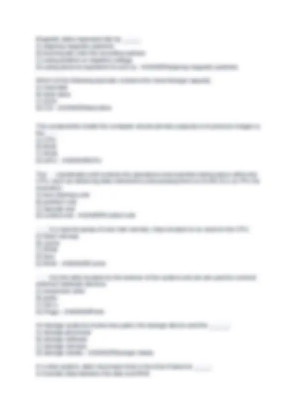 CISB 11 Ch. 1-4 QUESTIONS * ANSWERS!! | Exams Computer Science | Docsity