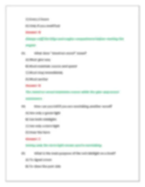 TENNESSEE BOATING SAFETY EDUCATION PRACTICE EXAM QUESTIONS AND CORRECT ...