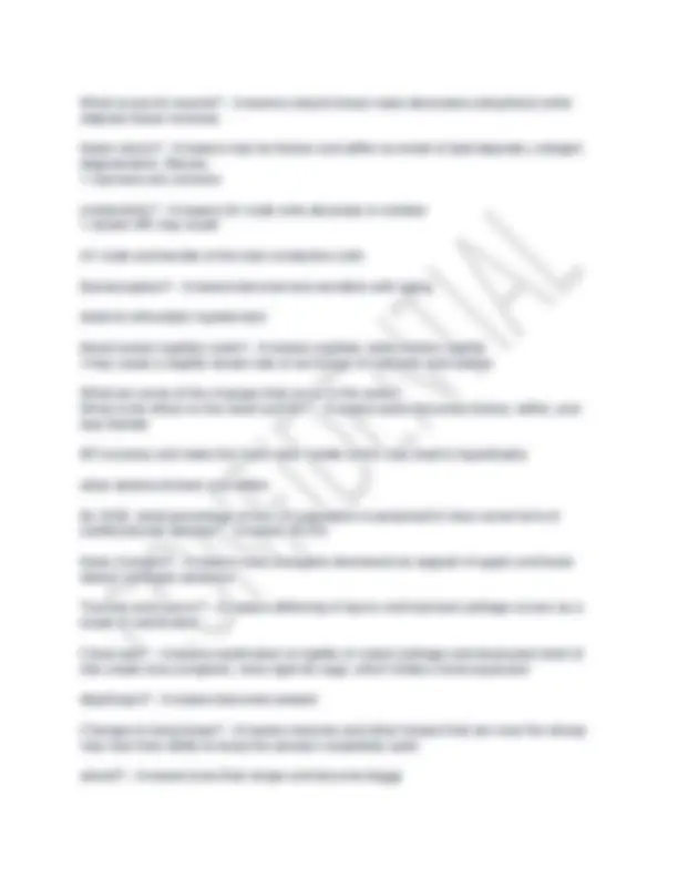 Nursing Care of the Elderly Midterm Exam Questions with Correct ...