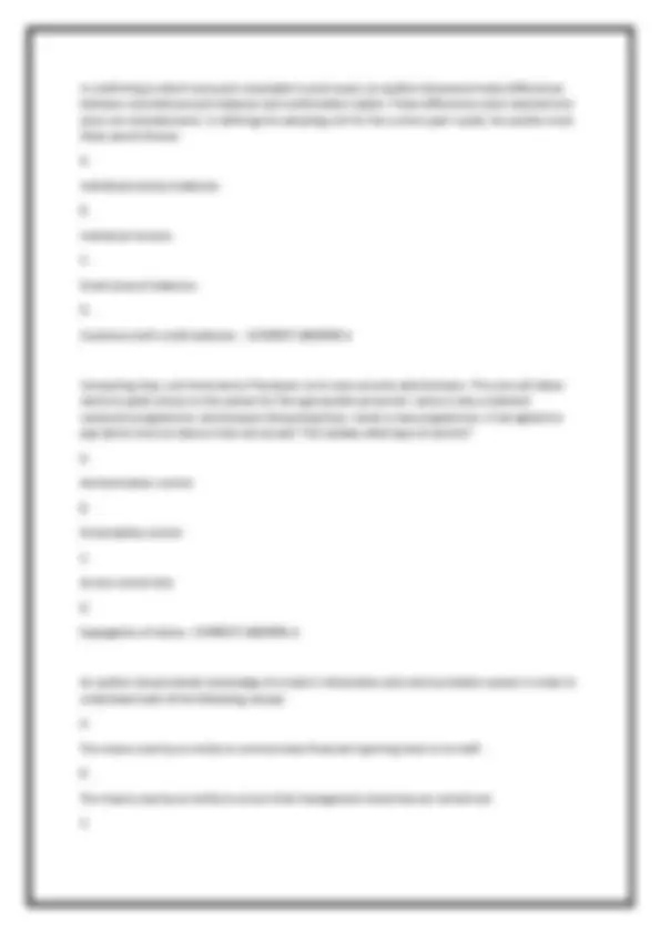 AUDIT FINAL EXAM – COMPLETE 250 QUESTIONS WITH CORRECT ANSWERS ...
