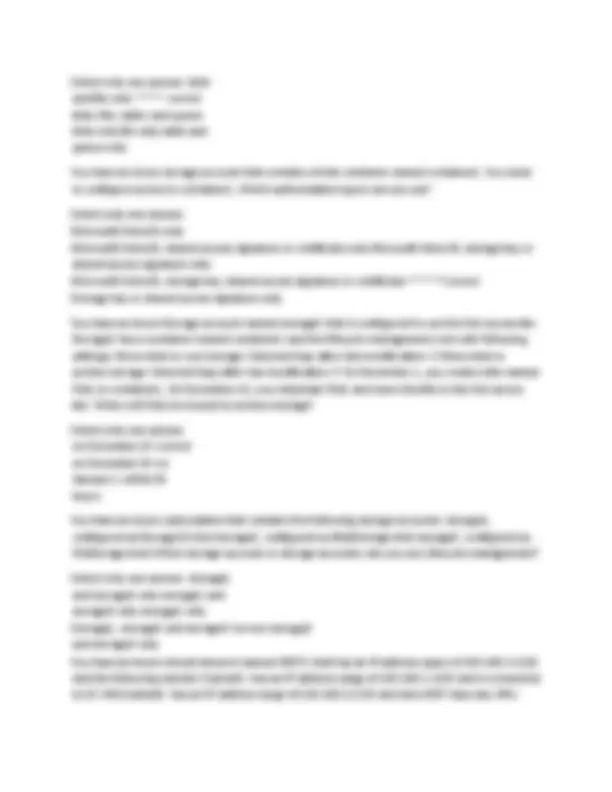AZ-104 Renew 2024 UPDATED FOR 2025 COMPREHENSIVE QUESTIONS AND 100 ...
