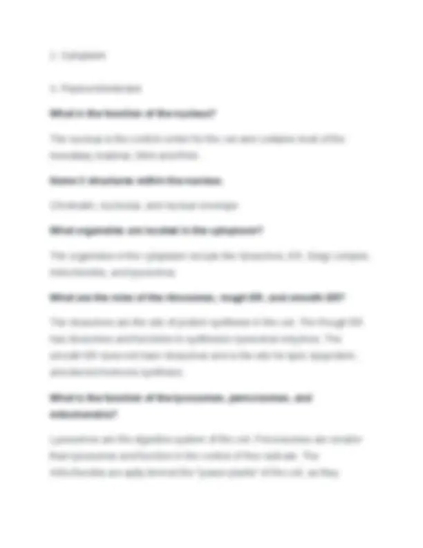 BIOD 331 / NURS 231 Pathophysiology – Module 1 Exam & Study Guide ...