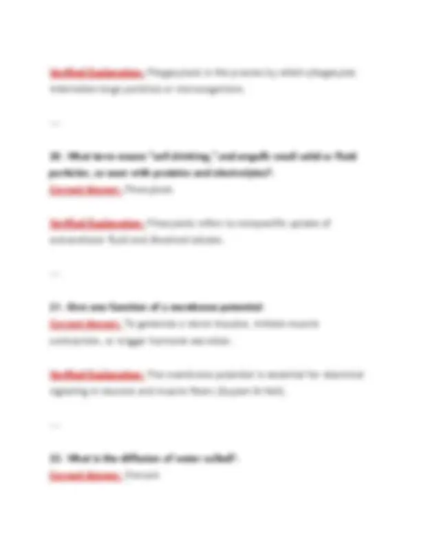BIOD 331 / NURS 231 Pathophysiology – Module 1 Exam & Study Guide ...