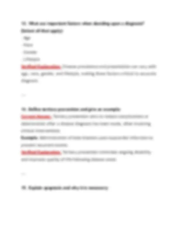 BIOD 331 / NURS 231 Pathophysiology – Module 1 Exam & Study Guide ...