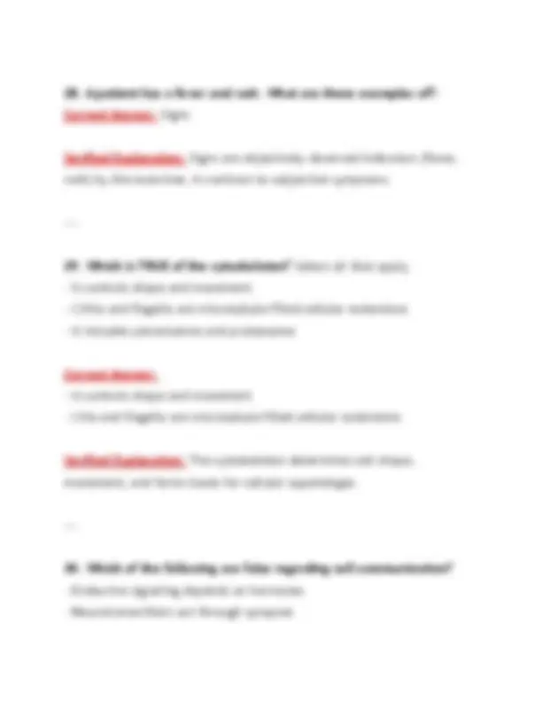 BIOD 331 / NURS 231 Pathophysiology – Module 1 Exam & Study Guide ...