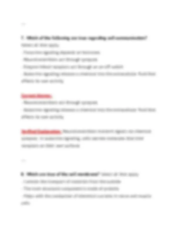 BIOD 331 / NURS 231 Pathophysiology – Module 1 Exam & Study Guide ...