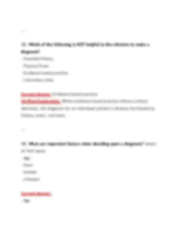 BIOD 331 / NURS 231 Pathophysiology – Module 1 Exam & Study Guide ...