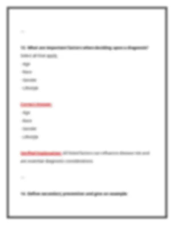 BIOD 331 Pathophysiology Module 1 Exam 2025 | Portage Learning – 2 Full ...