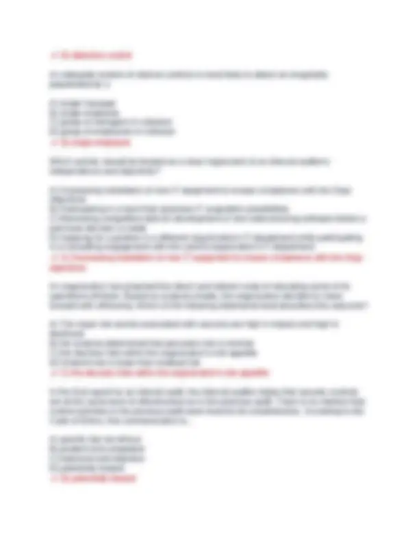 CIA Exam Part 1 Practice Questions (2025) | Exams Social Sciences