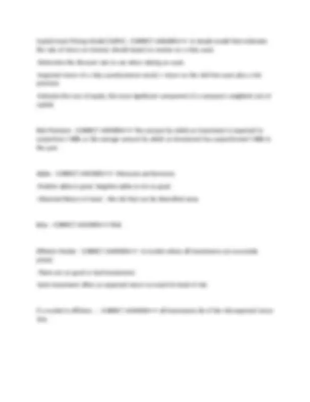 Fin 301 Final Exam Questions With Correct Answers. | Exams Finance ...