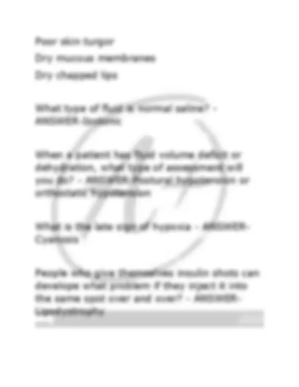 Hondros NUR 205 final (2025) ACTUAL EXAM comprehensive questions and ...