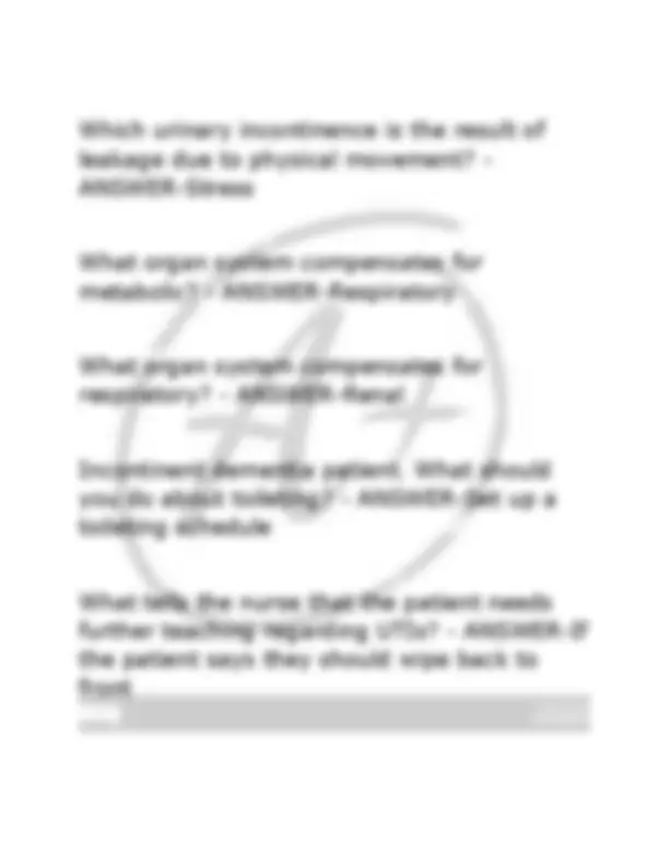 Hondros NUR 205 final (2025) ACTUAL EXAM comprehensive questions and ...