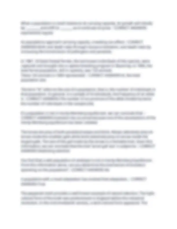 2025 BIO 1108 FINAL (HERRICK) EXAM WITH CORRECT ANSWERS Exams