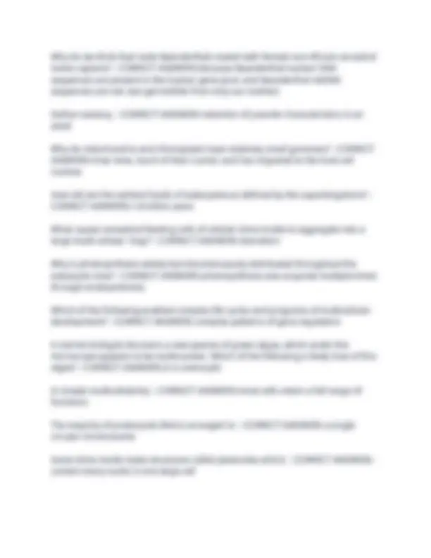 2025 BIOLOGY 1108 FINAL EXAM QUESTIONS WITH CORRECT ANSWERS Exams