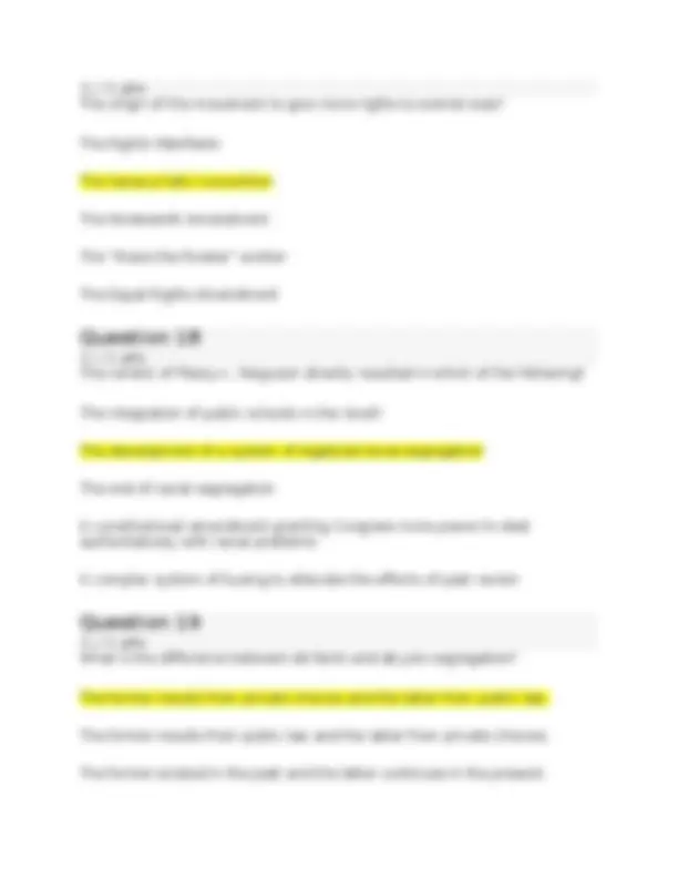 Liberty University GOVT 220 Quiz 4|100% Complete Questions and Answers ...