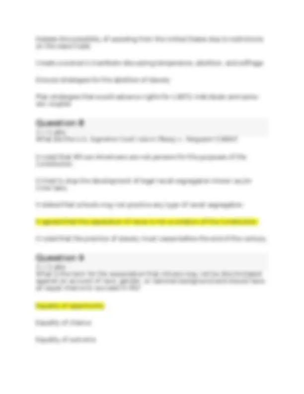Liberty University GOVT 220 Quiz 4|100% Complete Questions and Answers ...