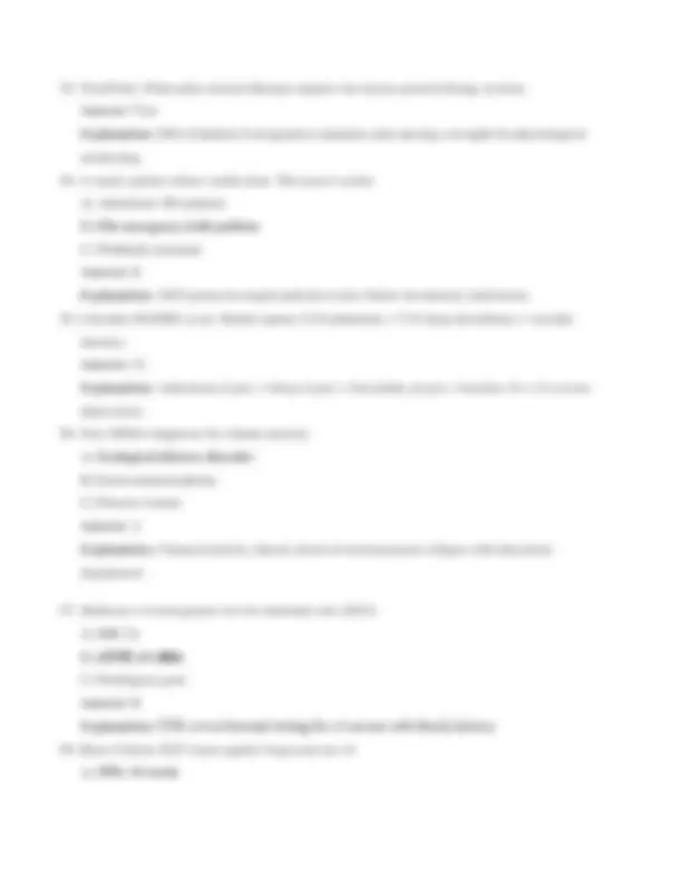 130 Q&A: 2025 Nursing Exam Mastery (PDF Download) | Exams Nursing | Docsity
