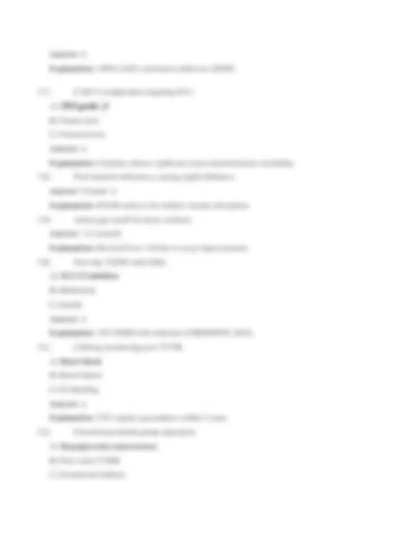 130 Q&A: 2025 Nursing Exam Mastery (PDF Download) | Exams Nursing | Docsity