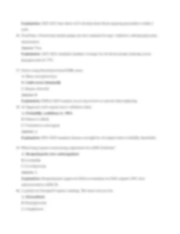 130 Q&A: 2025 Nursing Exam Mastery (PDF Download) | Exams Nursing | Docsity