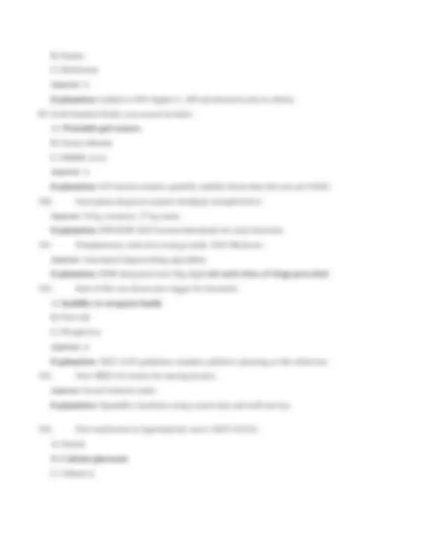 130 Q&A: 2025 Nursing Exam Mastery (PDF Download) | Exams Nursing | Docsity
