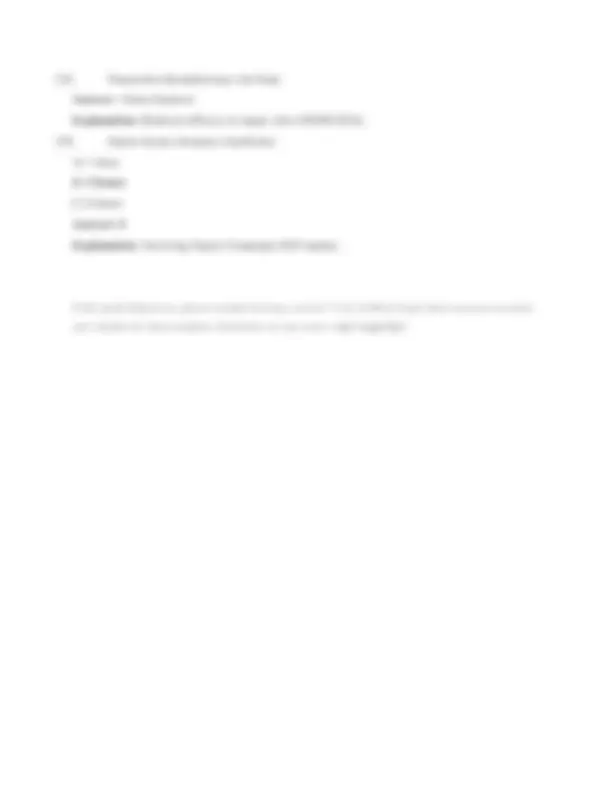 130 Q&A: 2025 Nursing Exam Mastery (PDF Download) | Exams Nursing | Docsity