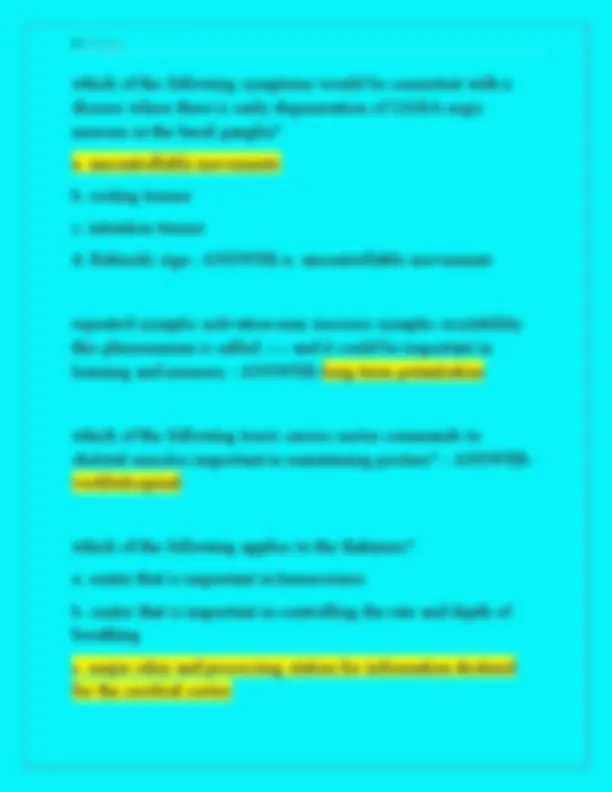 BIO 203 Purdue Exam 2 Newest 2025 Complete All 50 Questions And Correct ...