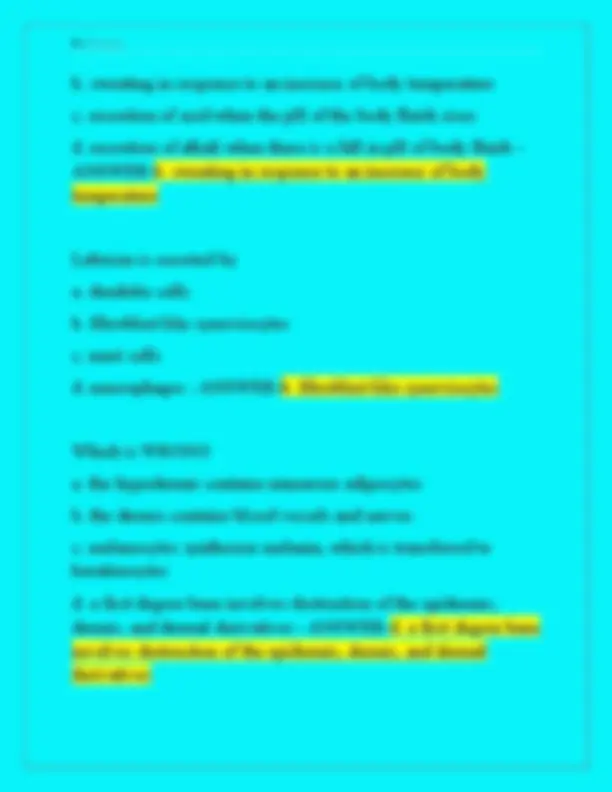 BIO 203 Purdue Exam 1 Newest 2025 Complete All 50 Questions And Correct ...