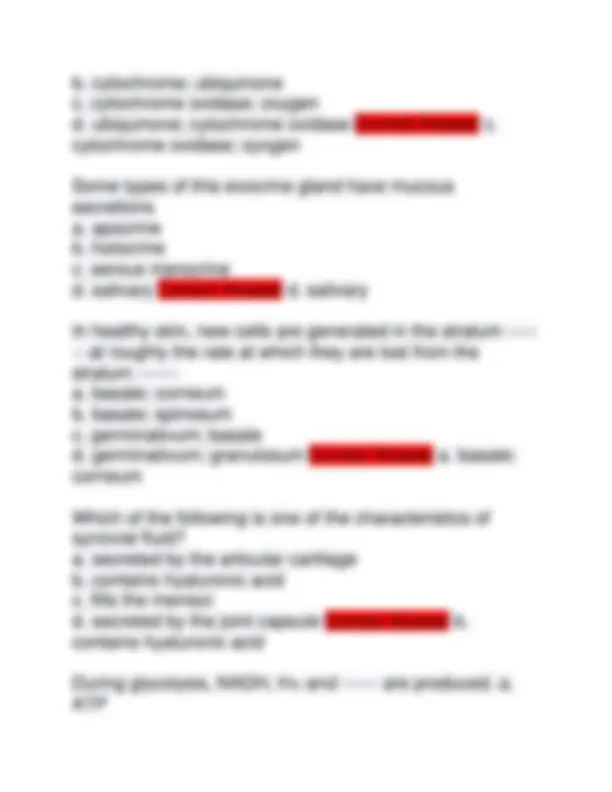 PURDUE BIOL 203 EXAM 1 COMPLETE 50 QUESTIONS AND DETAILED CORRECT ...