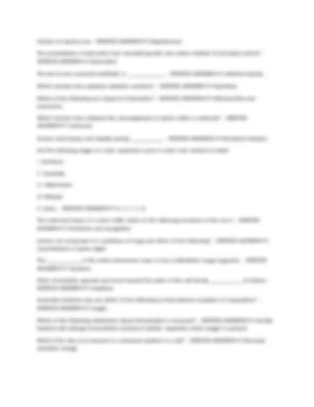 BIOS 242 Chamberlain Midterm Exam with correct answers | Exams Biology ...