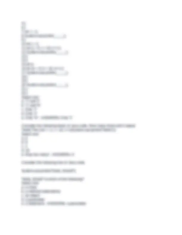 CS 1102 Java Final Exam Q&A: Practice Questions for Success | Exams ...