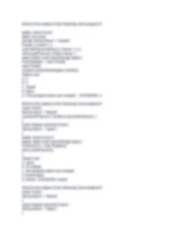 CS 1102 Java Final Exam Q&A: Practice Questions for Success | Exams ...
