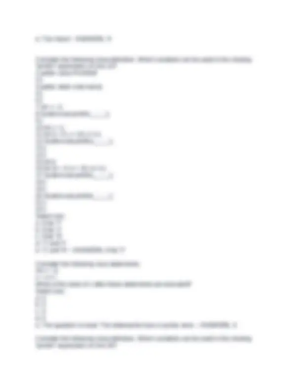 CS 1102 Java Final Exam Q&A: Practice Questions for Success | Exams ...