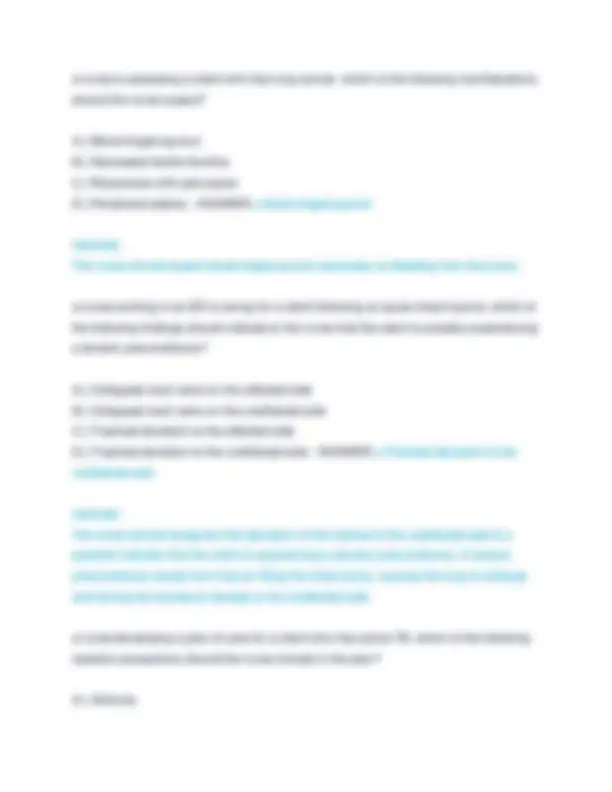 ATI RN Targeted Medical Surgical: Respiratory Online Practice Exam with ...