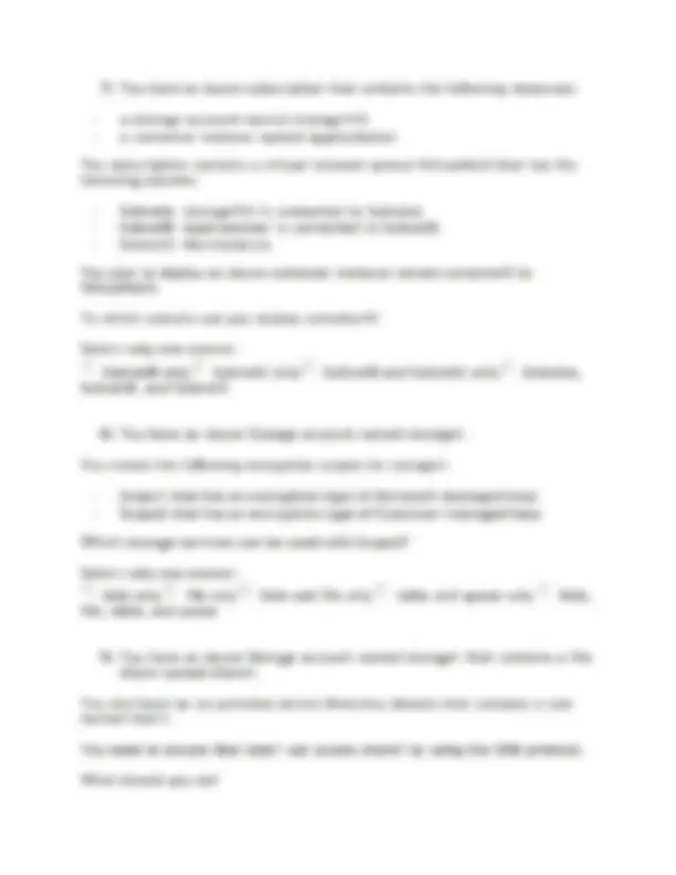 Az 104 Renewal Exam Questions and Answers | Exams Web Programming and ...